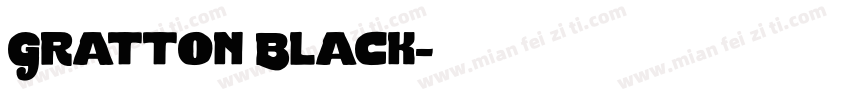 Gratton Black字体转换
